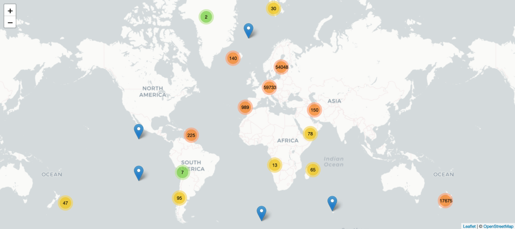Protected Areas Data +&nbsp;Leaflet